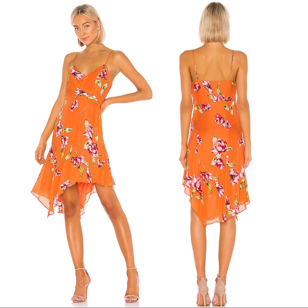 NWT: PARKER - Monroe Dress in Orange Magnolia Sz:2